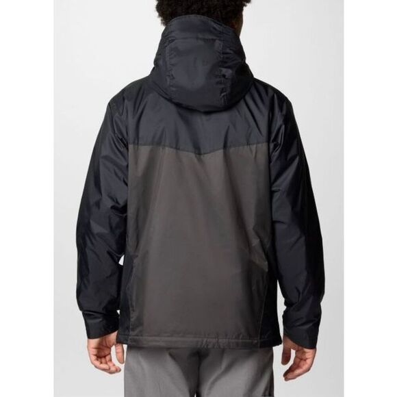 Columbia Glennaker II Sherpa Lined Waterproof Men's Hooded Jacket Medium - Picture 2 of 13